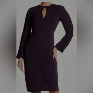 Reiss Anouk cocktail midi dress Purple. Size 2. NWT
